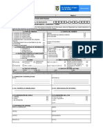 Formulario Unico Nacional Actual 2022