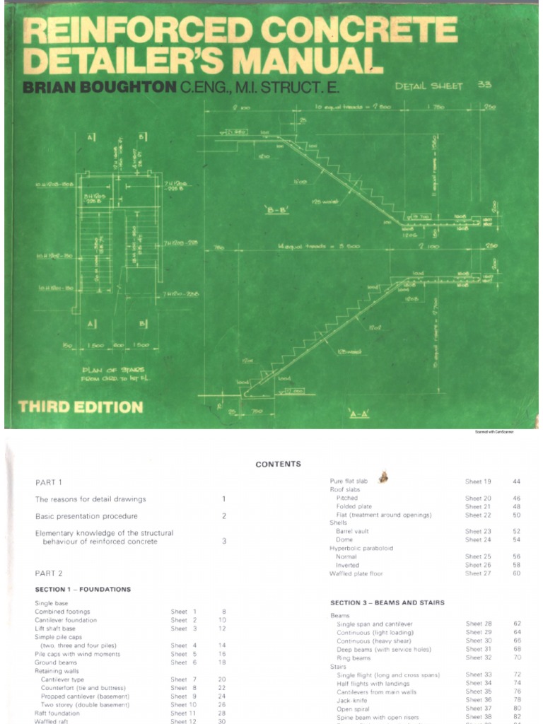 Reinforced Concrete Detailer Manual | PDF