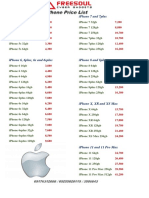 Freesoul Iphone Pricelist 2022