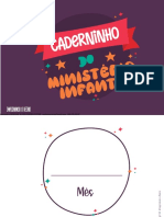 Caderninhodocultokids Comunidade Imaginandoo Reino