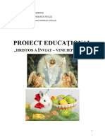 G.P.N Păuliș Proiect Educațional Hristos a Înviat Vine iepurașul 22 04 2019
