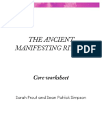 Module 0 - Core Worksheet - The Ancient Manifesting Ritual