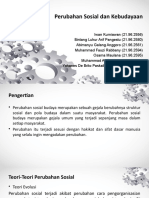 SOSIOLOGI Perubahan Sosial Dan Budaya