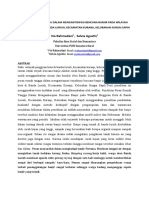 Artikel Ilmiah Kelompok 11 Peran Rumah Tangga Dalam Mengatasi Bencana Banjir Di Banda Luruih