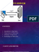 Cient-Server Architecture