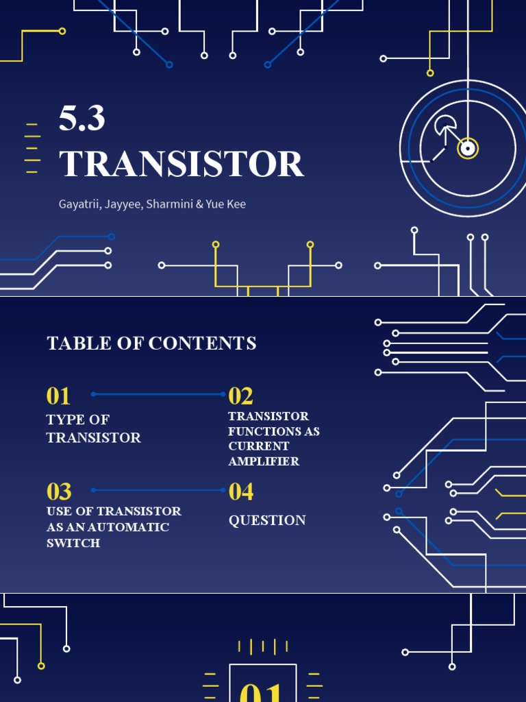 Types and Functions of Transistors | PDF | Transistor | Bipolar ...