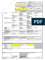 Formato Solicitud de Servicio