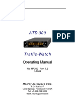 Monroy ATD 300 Traffic Watch Operating Manual