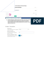 Change in Processing Fees (2)