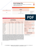 Tariff Card Gas NL