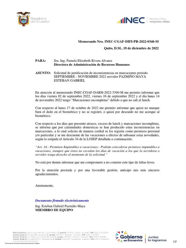 Inec Cgaf Difi PR 2022 0346 M | PDF