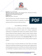 Suprema Corte de Justicia: Samir Emilio Lulo Guzmán y Rosa Berenice Lulo Guzmán