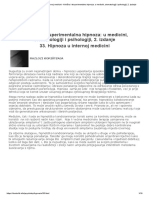 Hipnoza U Internoj Medicini - Klinička I Eksperimentalna Hipnoza - U Medicini, Stomatologiji I Psihologiji, 2. Izdanje