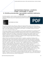 Klinička Promatranja I Upravljanje Različitim Dubinama Hipnoze - Klinička I Eksperimentalna Hipnoza - U Medicini, Stomatologiji I Psihologiji, 2. Izdanje