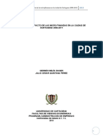 Análisis Del Impacto de Las Micro Finanzas en La Ciudad de Cartagena 2006