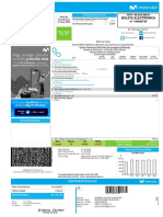 Telefónica Chile S.A. Factura de Servicios de Telecomunicaciones