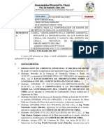 Informe #105-2022-Jos-Gdur - Conformacion de Comite - Chicla