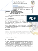 Informe #0112-2022-Jos-Gdur - MDCH - Pago de Personal Demantenimiento - Puris Basilio