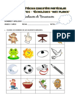 Examen Inicial 5 Años