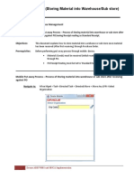 Putaway Process - Storing Goods Into Warehosue or Substore