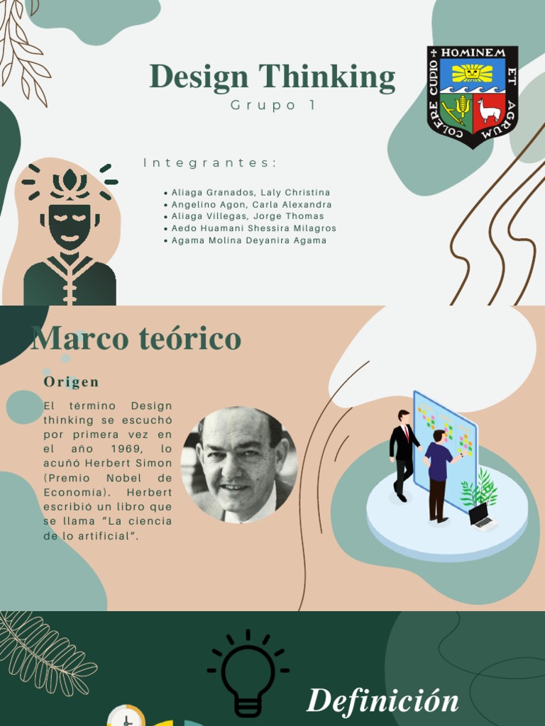 Design Thinking - Grupo 1 | PDF | El pensamiento de diseño | Ciencia ...