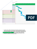 Diagrama de Gantt Excel
