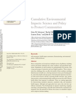 Cumulative Environmental Impacts: Science and Policy To Protect Communities