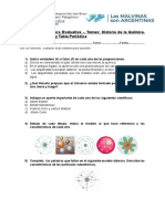 Actividad Integradora Evaluativa - Temas - Historia de La Química, Modelos Atómicos y Tabla Periódica