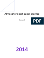 Atmosphere Past Paper Practice