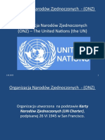 Organizacja Narodów Zjednoczonych - (ONZ)