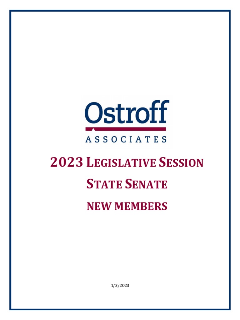 Senate New Member Bios 2023 Download Free PDF Brooklyn Taxes