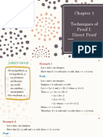 1.2 Techniques of Proof