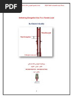 Drillstring Elongation Due To A Tensile Load 7