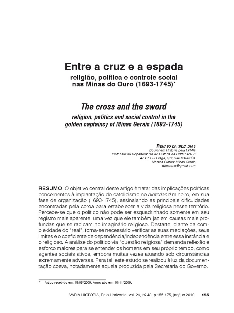 Entre A Cruz e A Espada | PDF | Igreja católica | Portugal