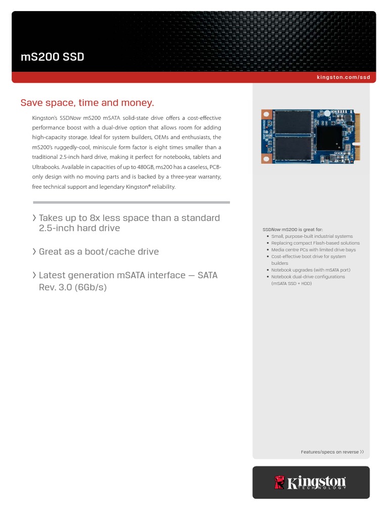 sms200s3 Ena PDF Solid State Drive Computer Architecture