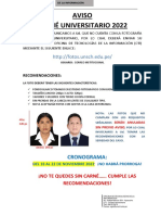 Aviso para Alumnos