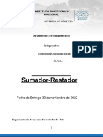 Sumador Restador