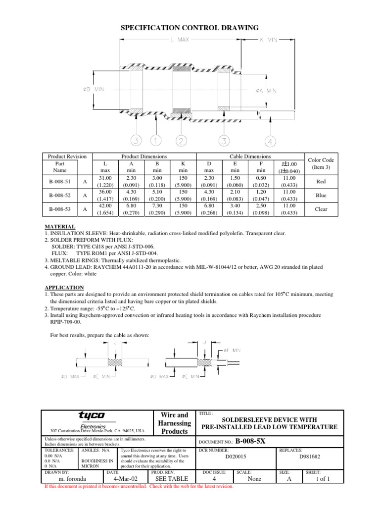 Specification Control Drawing Material PDF Building Engineering