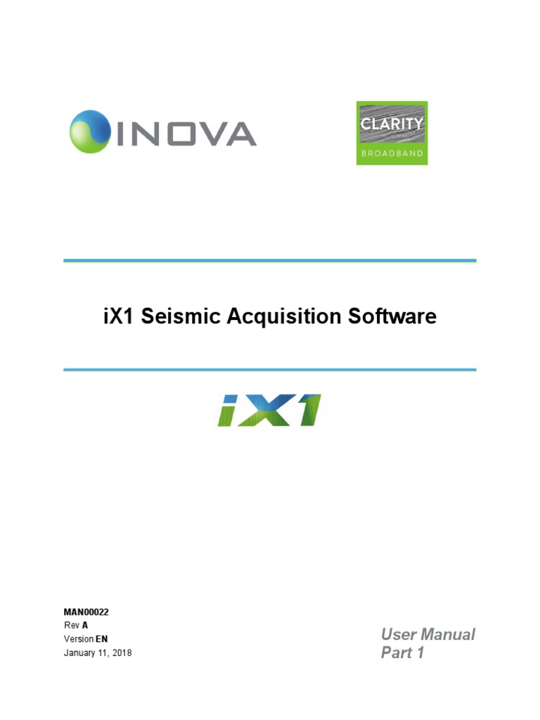 IX1 Acquisition SW MAN00022 RevA Part1 | PDF | Computer File | Databases