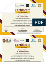 Certificate Certificate: of Training of Training