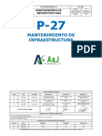 P-27 Mantenimiento de Infraestructura v05