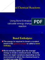 Calculate Energy Changes Using Bond Enthalpies