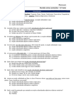 Revisão de conteúdos sobre subordinação e classes de palavras