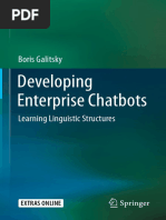 2019 Book DevelopingEnterpriseChatbots