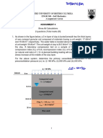 ENGR 340 Soil Mechanics Assignment 4 Settlement Calculations