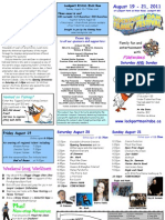 August 19 - 21, 2011: Family Fun and Entertainment With