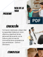 La Importancia de La Educacion para Prevenir