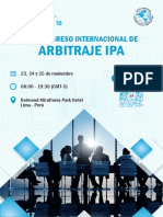 BROCHURE - Congreso Internacional de Arbitraje