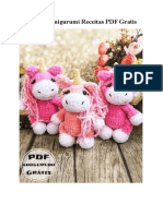 Receita Grátis de Unicórnio Amigurumi com Padrões em PDF