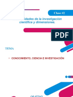 Investigacion Cientifica Clase 2 - Unidad 1-2022